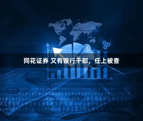 同花证券 又有银行干部，任上被查